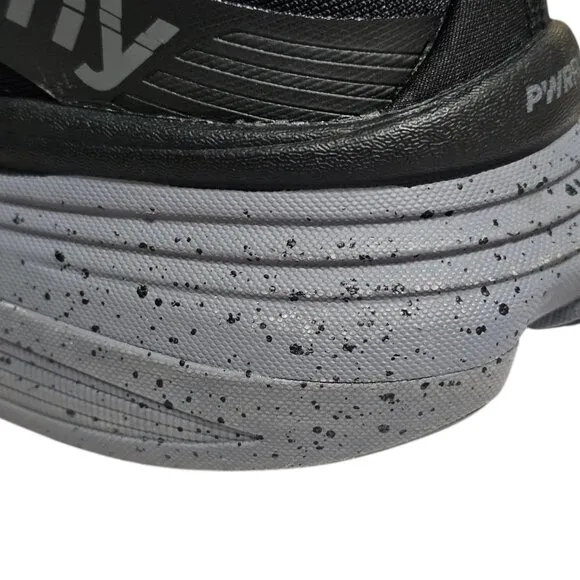 Saucony Mens Hurricane 24 Running Shoes Size 13 Sneakers Black &amp; Gray S20933-101