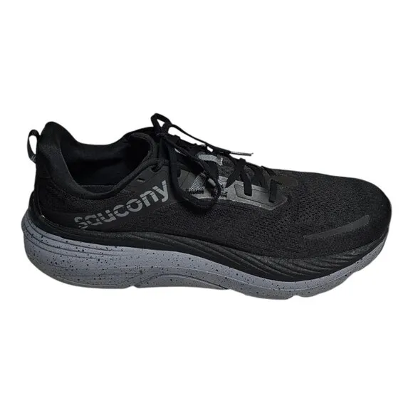 Saucony Mens Hurricane 24 Running Shoes Size 13 Sneakers Black &amp; Gray S20933-101