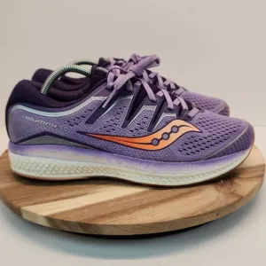 Saucony Triumph ISO Women's Running Shoes Size 11 Purple