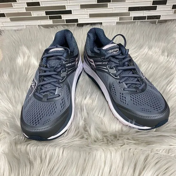 Saucony Women's Echelon 7 Running Athletic Shoes Sz 11 Gray Slate Pink Form Fit
