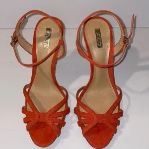 Schutz Camurca Cabra High Heels Sandals