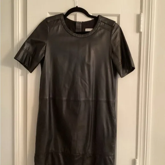 SEE BY CHLOE LEATHER MINI DRESS