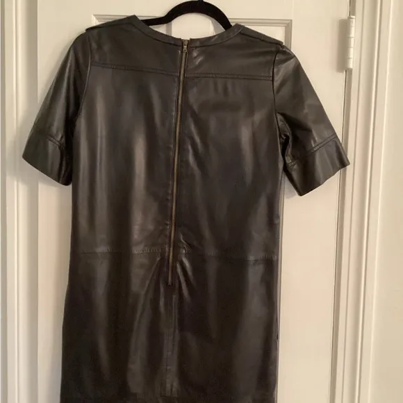 SEE BY CHLOE LEATHER MINI DRESS