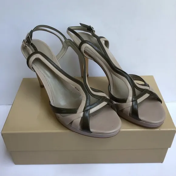 Sergio Rossi Pelle New Glamour Sandals Sz. 40