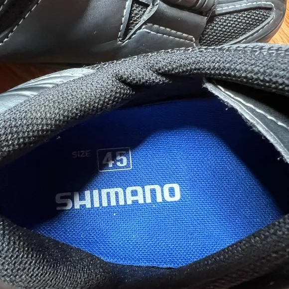 Shimano Black Cycling Sneakers M007 Size 10.5