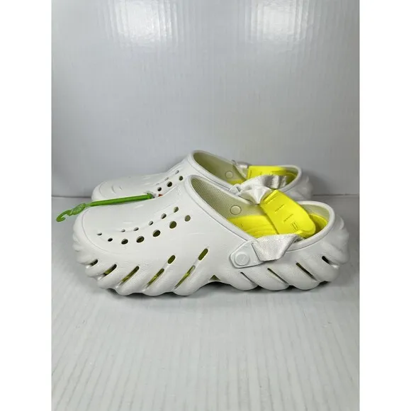 Size 10 Crocs Echo Clog Moonlight Men Slip On Casual LifeStlye Sandal 207937-1NK
