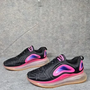 Size 10 Nike Air Max 720 Men Shoes Black‎ Pink Lace Up Running Trainer Sneaker