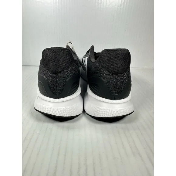Size 10.5 Men’s Adidas RUNFALCON 5 CLOUDFOAM Running Sneakers Shoes Black White