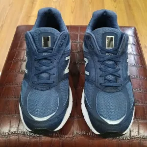 Size 11 D New Balance 990v5 Women Shoes Blue Running Sneakers USA Wide W990NV5