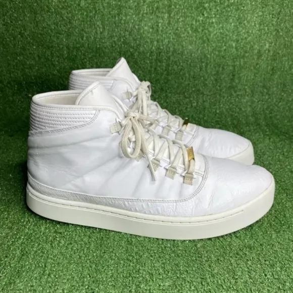 Size 12 - Jordan Westbrook 0 White Leather Hightop Sneakers