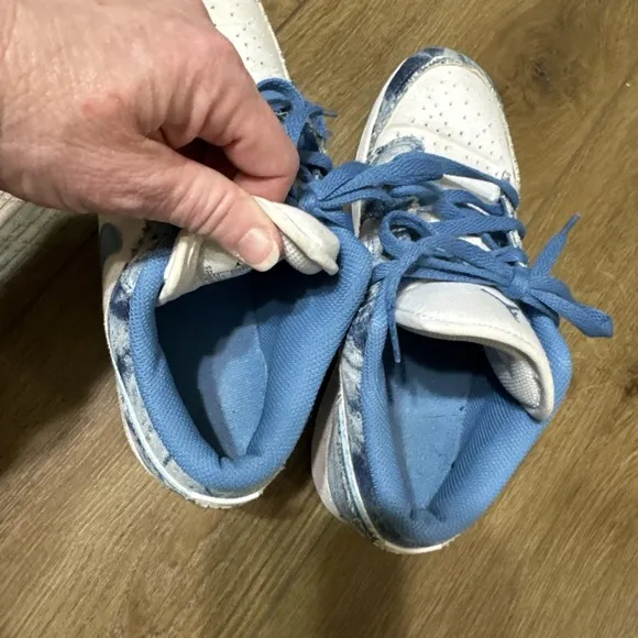 Size 5Y- Air Jordan 1 SE Low Washed Denim