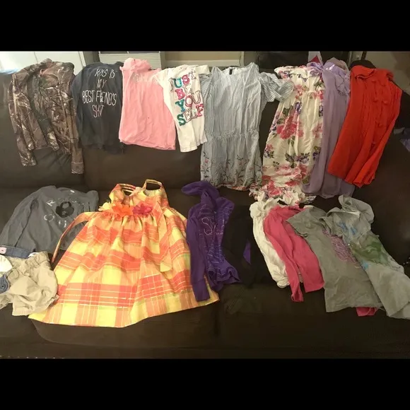 Size 6&amp;7/8 clothes shoes sizes 12-1.5