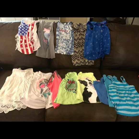 Size 6&amp;7/8 clothes shoes sizes 12-1.5
