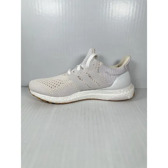 Size 7.5 Womens Adidas Ultraboost 1.0 White Gum Silver Running Shoes ID9689 NEW