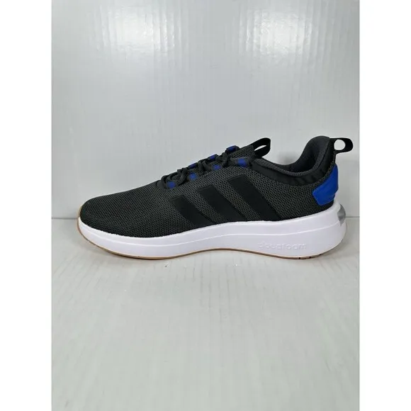 Size 9.5 Adidas Racer TR23 Shoes Men's Running Carbon Black Royal Blue IG7328