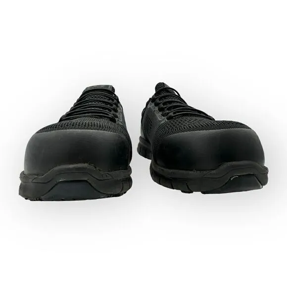 Skechers 200013 Work Alloy Toe Slip Resistant Sneakers Shoes Black Mens 7.5