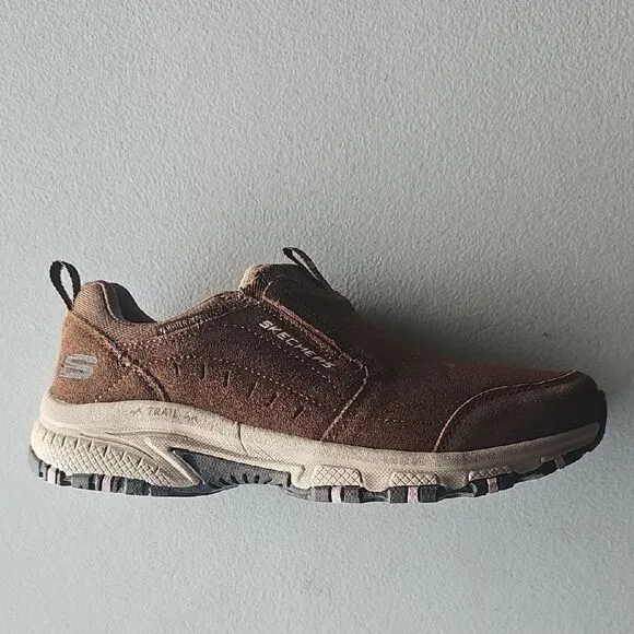 Skechers Brown Athletic Shoes with Durable Design