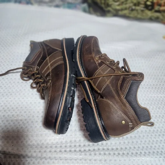 SKECHERS EUC MENS SZ 10.5 MARCELO TOPEL MED TOE HIKING BOOTS