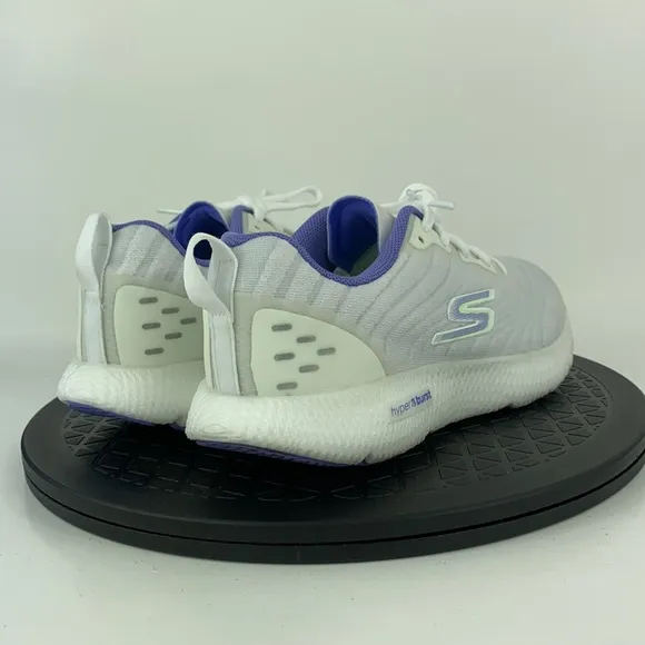 Skechers Go Run 8 Bionic White/Purple Running Shoes 172001 Women's Size 6.5