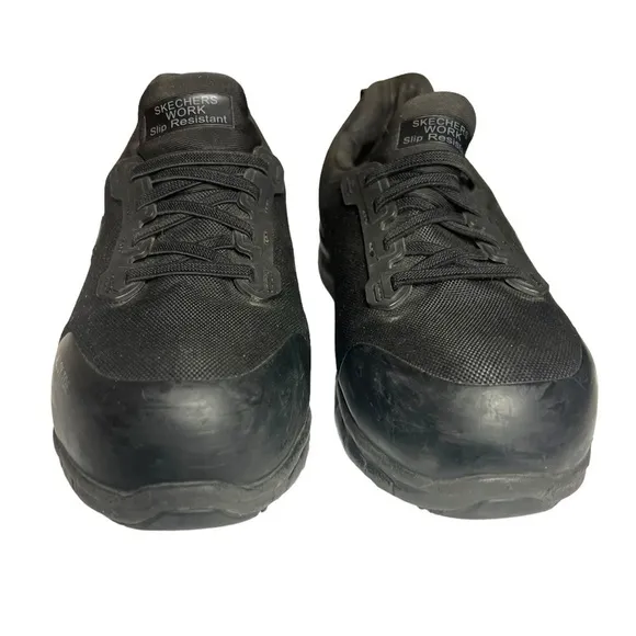 Skechers Jixie Sure Track Alloy Toe Slip Resistant Work Shoes Women’s Size 7.5‌‌