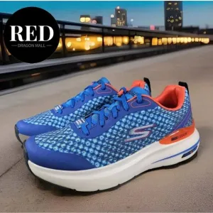 Skechers Max Cushioning Hyper Burst Synergy 220651 Blue/Orange - Men's Size 10.5