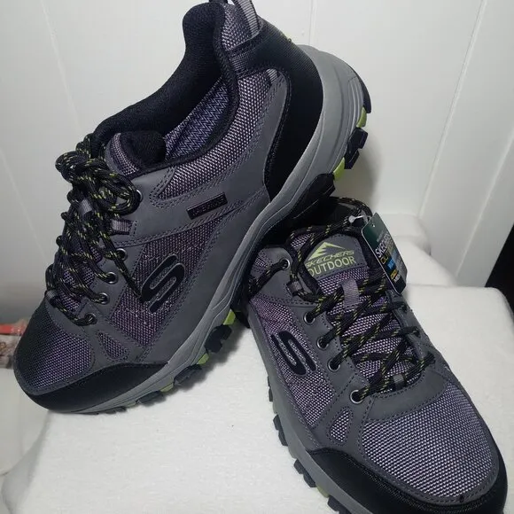 Skechers Men's 12.0 Relaxed Fit Waterproof Selmen-Cormack 204427 Charcoal NWB