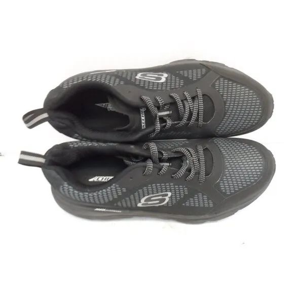 Skechers Men's 99999402 Steel Toe Athletic Work Shoes Black/Gray 12M