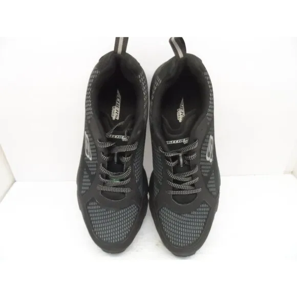 Skechers Men's 99999402 Steel Toe Athletic Work Shoes Black/Gray 12M