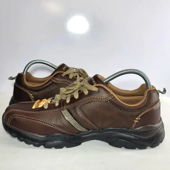 Skechers Mens size 11 Rovato Larion Oxford brown Sneakers.