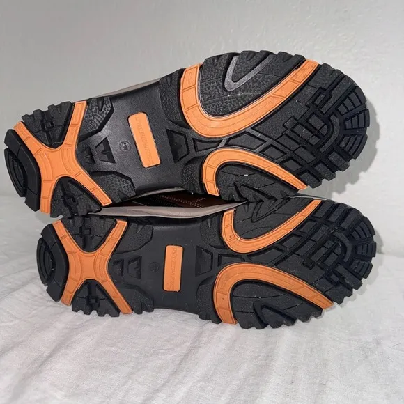 Skechers Relaxed Fit 65529 EWW Relment Traven Hiking Boots Mens 9 Brown Leather