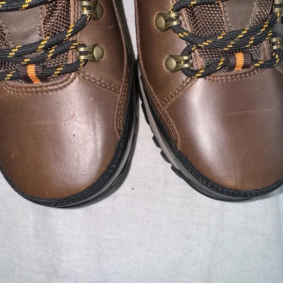 Skechers Relaxed Fit 65529 EWW Relment Traven Hiking Boots Mens 9 Brown Leather