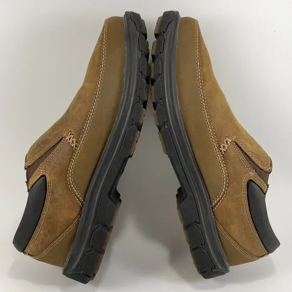 Skechers Segment Rilar Oxford Slip On Loafers Mens Size 8 Brown Leather Comfort