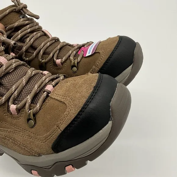 Skechers Trego Alpine Trail Hiking Boots Outdoor Waterproof Women Size 7.5 NEW