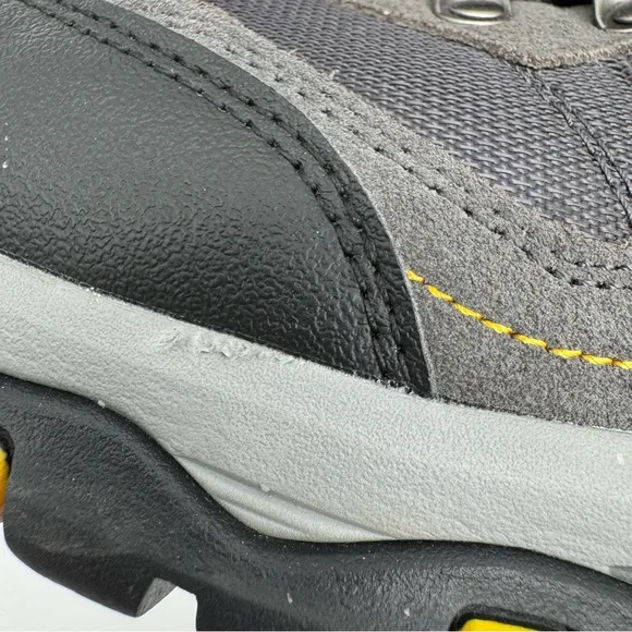 Skechers Trego Pacifico Waterproof Gray Yellow Hiking Active Boots Size 12
