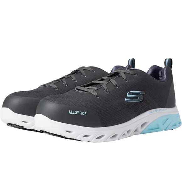 Skechers Work Glide Step SR Women's Oxford Shoes - Alloy Toe, Size 9.5