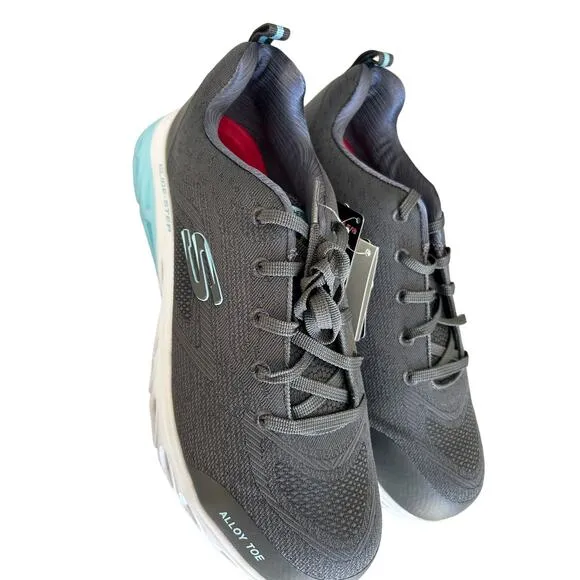 Skechers Work Glide Step SR Women's Oxford Shoes - Alloy Toe, Size 9.5