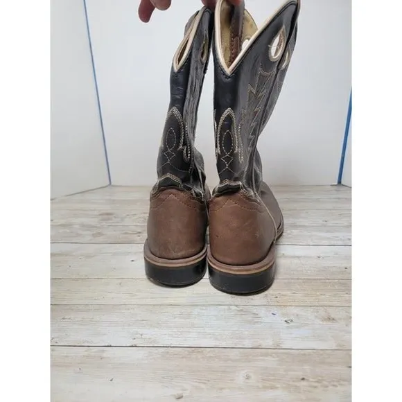 SMOKY MOUNTAIN BOOTS Blaze Western Boots, Color:‎ Brown/Black Size 7