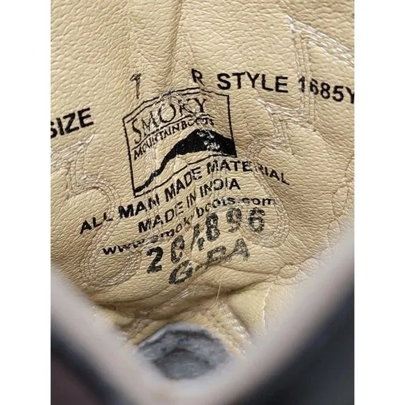 SMOKY MOUNTAIN BOOTS Blaze Western Boots, Color:‎ Brown/Black Size 7