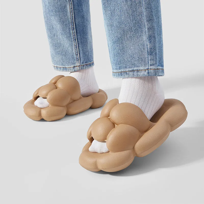 Soft Cloud Design Cute House Shoes, Women's Outdoor Indoor Bathroom Slippers