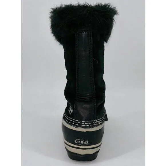 SOREL Joan of Arctic Women’s Boots Black Size 5 Waterproof Winter Snow Leather
