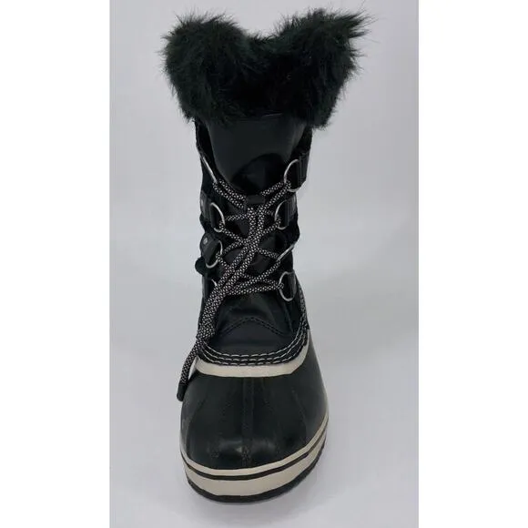 SOREL Joan of Arctic Women’s Boots Black Size 5 Waterproof Winter Snow Leather