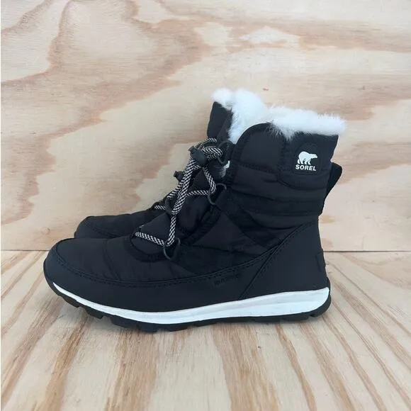 Sorel -Whitney - Winter Boots - Black - Kids Big Girl's - 7 - NY1897-011 - N.W.T