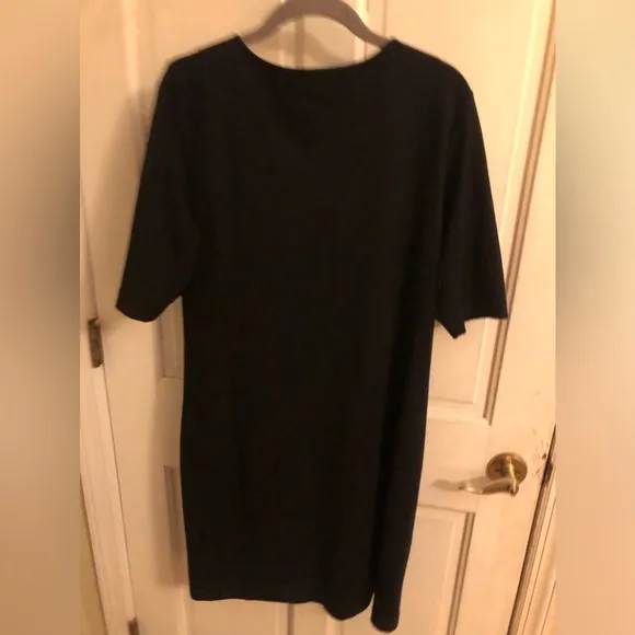 Spartina 449 Dress Nora Half-Zip Black with Gold Zipper