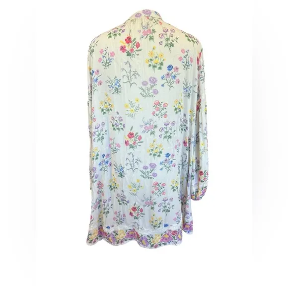 Spell &amp; the Gypsy Collective Gardenia Posy Long Sleeve Mini Dress size medium