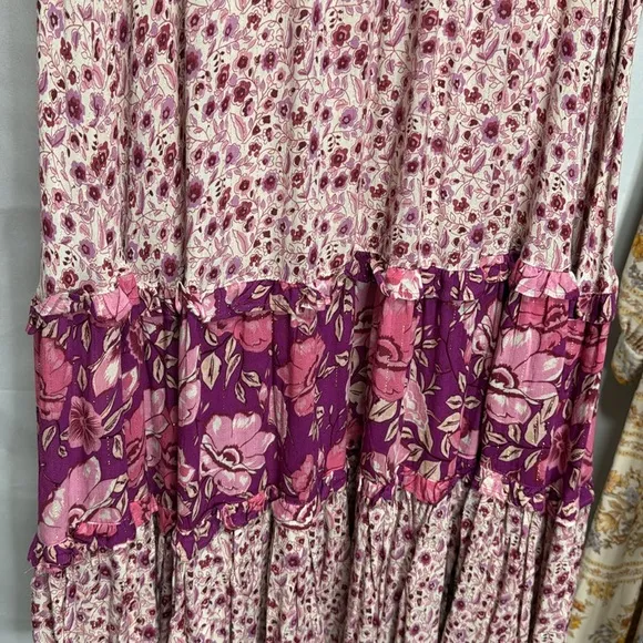 Spell &amp; The Gypsy Winona Midi Skirt in Berry Size Medium
