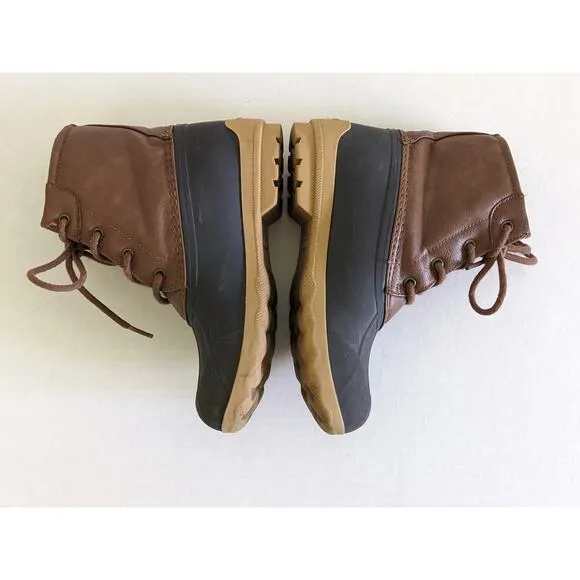 Sperry Port Boot Water-Proof Duck Boots Size 3M Kids Snow Shoes Winter