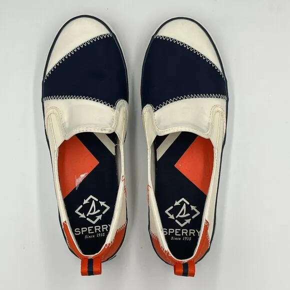 Sperry Slip-On Sneaker Shoes Houston Astros Baseball Women's Size 8