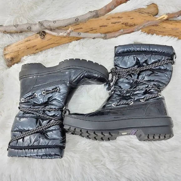 Sperry topsider shiny thinsulate winter boots