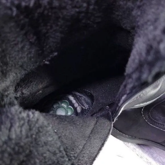Spring Step Relife Boisa Faux Fur Lined Winter Boot Black sz 40 Women's sz 9