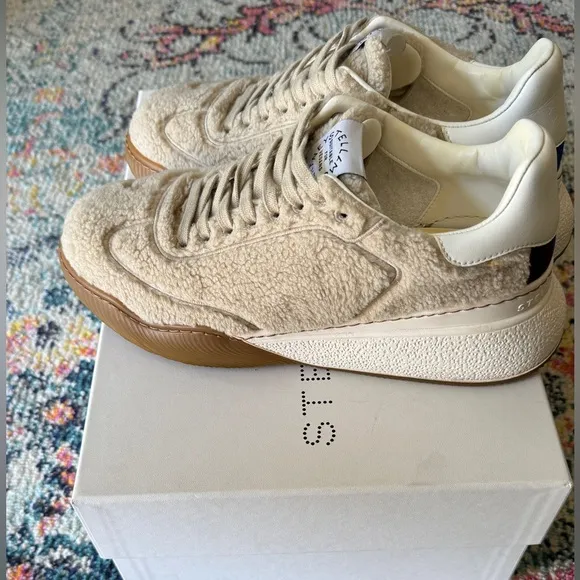 Stella McCartney Loop sneakers | Sherpa sneakers | Fur sneakers